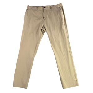 Free Fly Latitude Pant Mens 38x32 Khaki Tan Stretch Performance Sustainable